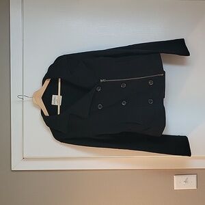 Old Navy, women's size medium, buttons, jacket, black.